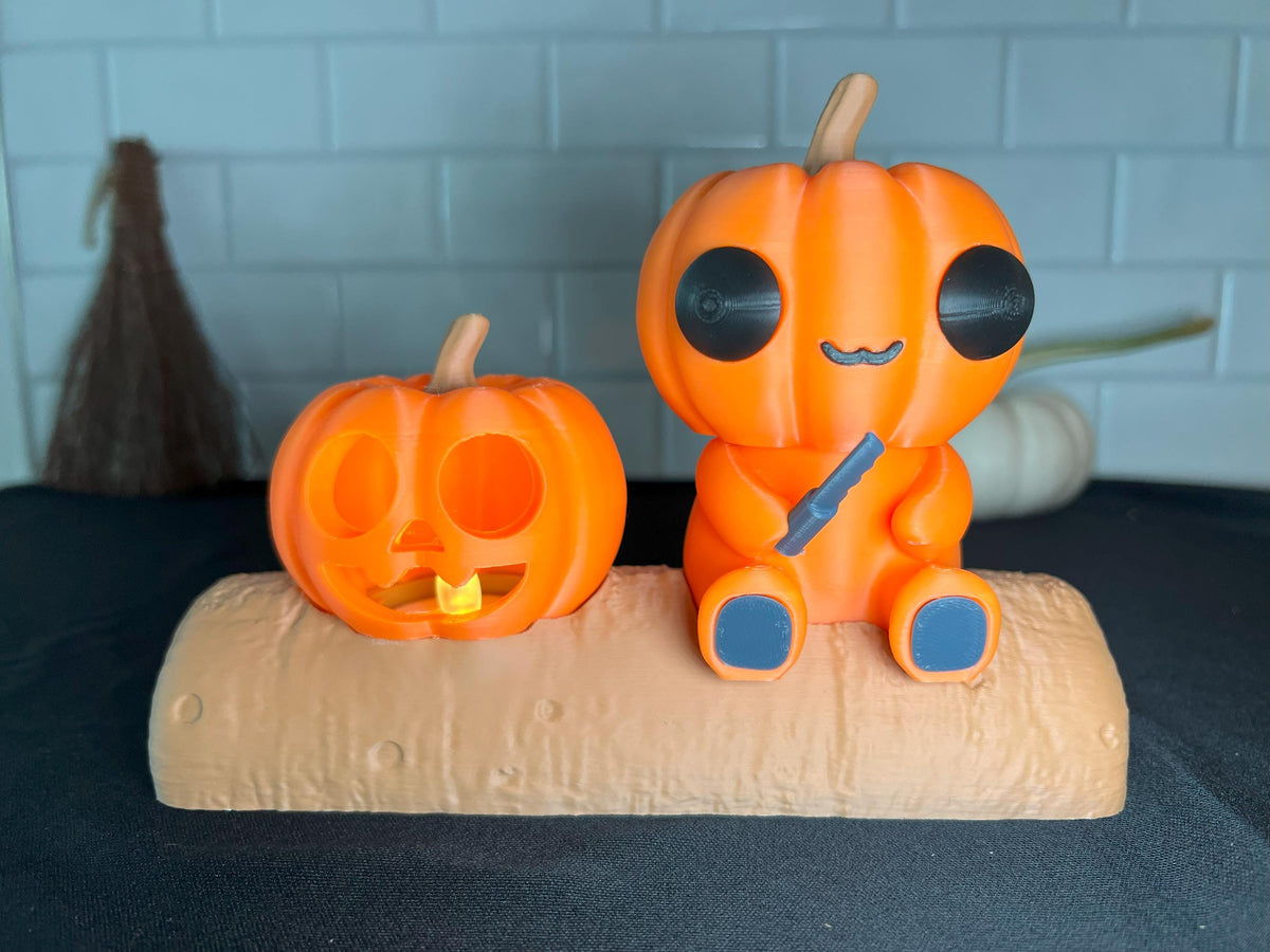 Glowing Jack O' Lantern Pumpkin Patch Pal: Spooky Fall Decor
