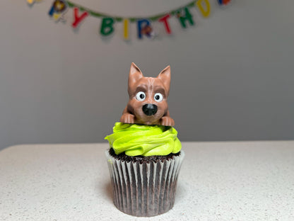 Cairn Terrier Dog Cake Topper: 3D Printed Party Decor