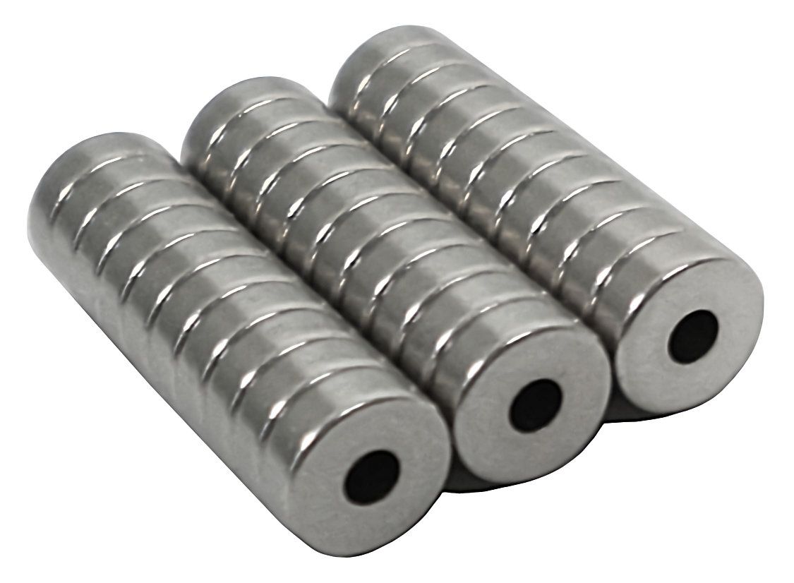 6 x 2 x 2 mm Neodymium Ring Magnet