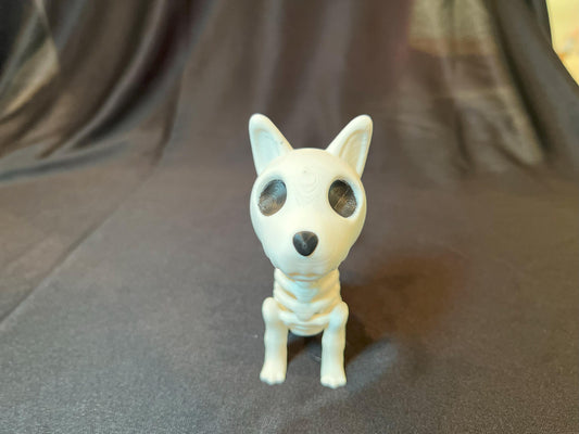 Spooky Dog Skeleton Halloween Decoration - Creepy Cute Canine Figurine