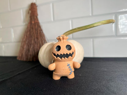 3D Printed Burlap Sack Buddy - Voodoo Doll Key Chain