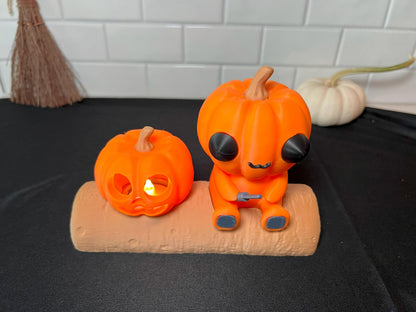 Glowing Jack O' Lantern Pumpkin Patch Pal: Spooky Fall Decor