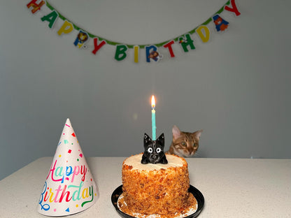 Cairn Terrier Dog Cake Topper: 3D Printed Party Decor