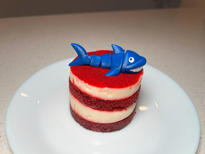 Set of 6 Sea Animal Toy Cupcake Toppers - Personalize Your Colors & Critters!