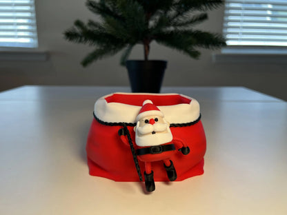 Holiday Santa with Sack Gift Card Holder • Fun Alternative to Gift Bags & Stockings
