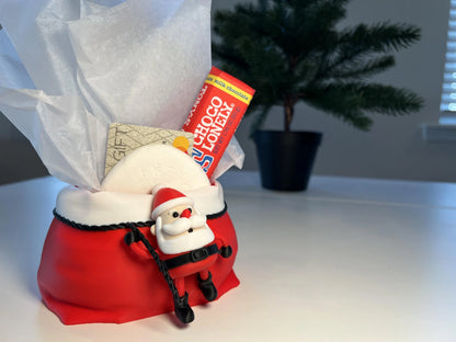 Holiday Santa with Sack Gift Card Holder • Fun Alternative to Gift Bags & Stockings