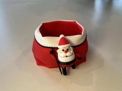 Holiday Santa with Sack Gift Card Holder • Fun Alternative to Gift Bags & Stockings